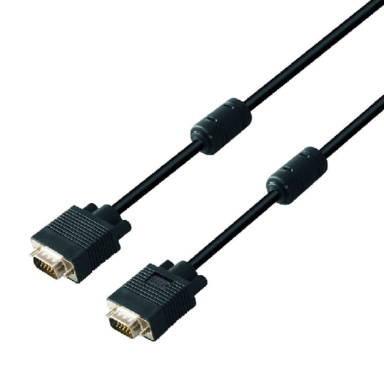 Astrum SV120 20 m 15 Pin Male to Male VGA Cable - Black